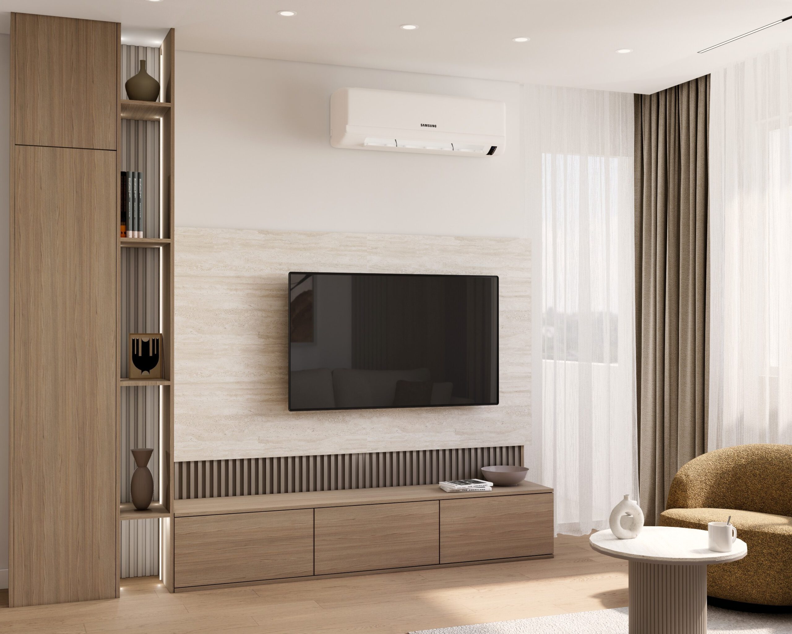 Enterijer jednosobnog stana od 40 m² 